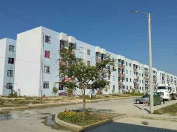 Sitio donde se construira Megacolegio en Ciudadela La Paz es