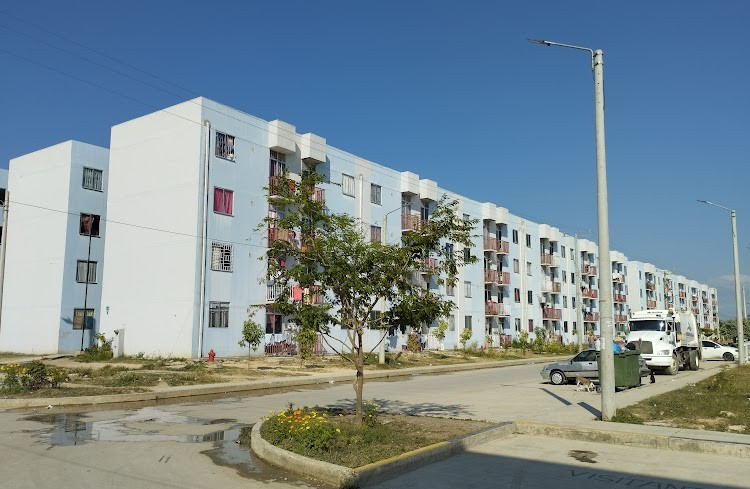 Sitio donde se construira Megacolegio en Ciudadela La Paz es