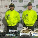 Autoridades militares y policiales decomisan armamento belico en el sur