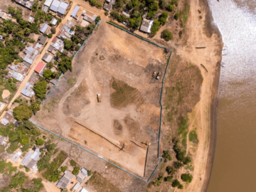 Comienzo de construccion de estructura contra inundaciones en La Mojana