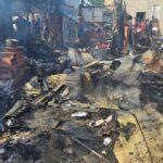 Incendio en sector del barrio Olaya Herrera en Cartagena deja