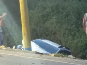 Incidente de trafico tras la eliminacion de reductores de velocidad
