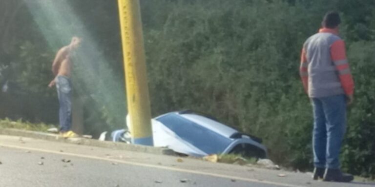 Incidente de trafico tras la eliminacion de reductores de velocidad