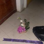 Siguen recibiendo amenazas contra Dagoberto Santoya y dejan corona mortuoria