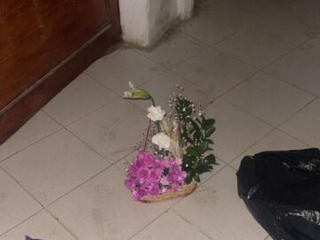 Siguen recibiendo amenazas contra Dagoberto Santoya y dejan corona mortuoria