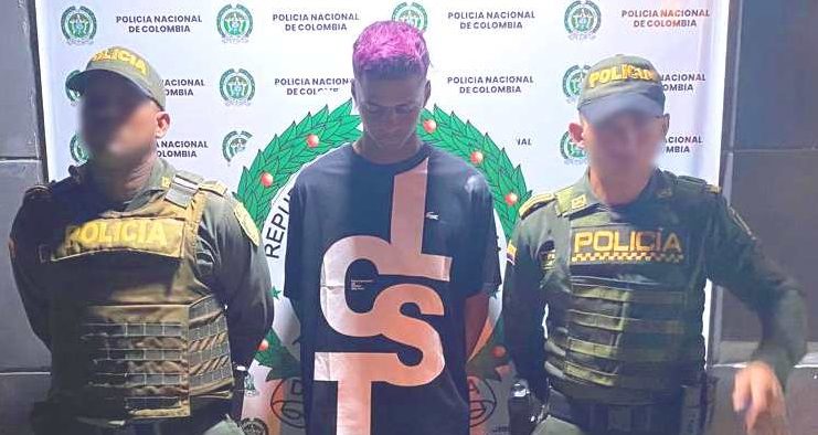 Detenido El Cristian con arma y municiones de alto calibre
