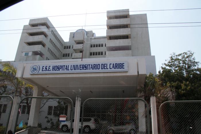 El agresor golpeo al medico del Hospital Universitario del Caribe