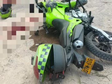 Emboscada a dos Policias en Santa Rosa Sur de Bolivar