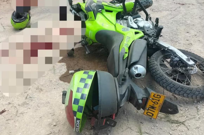 Emboscada a dos Policias en Santa Rosa Sur de Bolivar