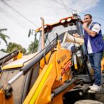 Inicio la pavimentacion de calles en sectores de Cartagena con