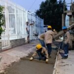 La empresa Aguas de Cartagena esta reemplazando tubos viejos por