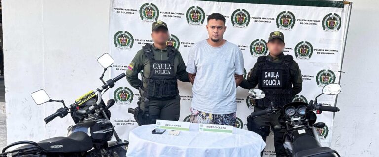 Capturado en Cartagena por delitos de extorsion