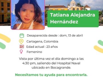 Con recompensa la Alcaldia de Cartagena busca informacion de estudiante