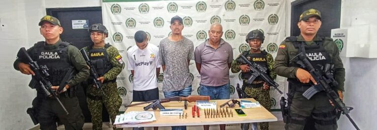 Detienen en Calamar a tres supuestos integrantes del Clan del