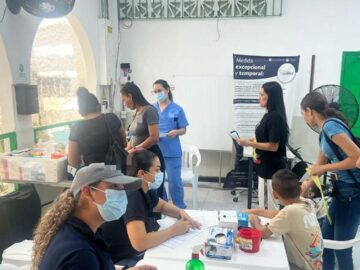 Atencion gratuita en salud para la poblacion migrante en Cartagena