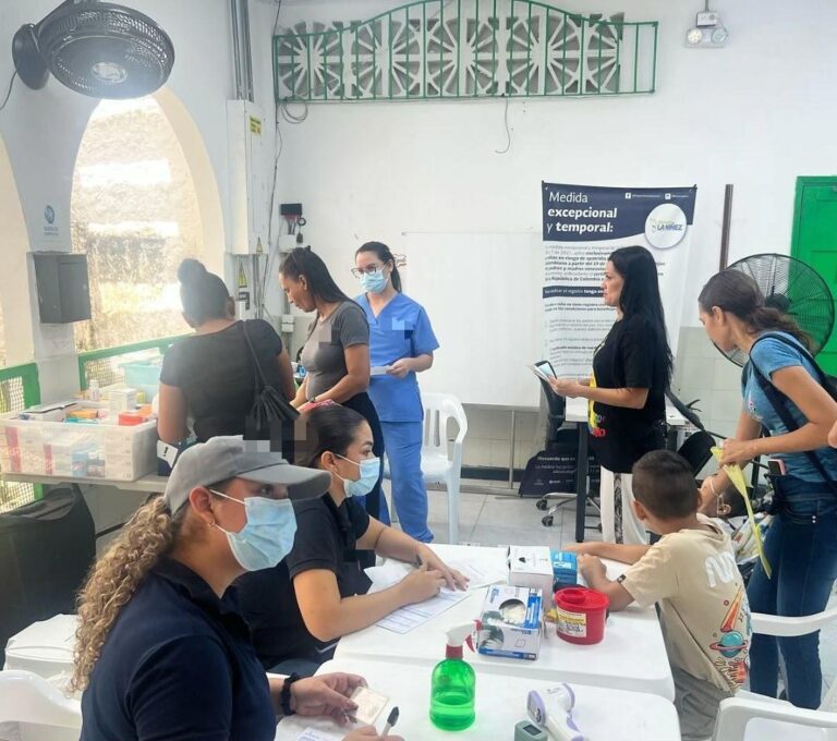 Atencion gratuita en salud para la poblacion migrante en Cartagena