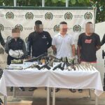 Cuatro presuntos miembros del Clan del Golfo capturados en Cartagena