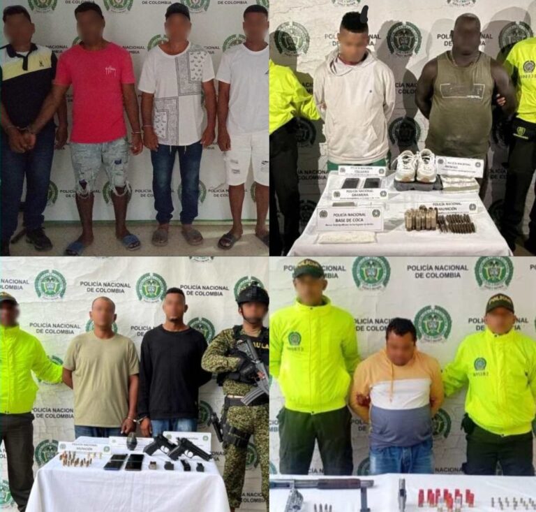 Detencion de 11 supuestos miembros del Clan del Golfo por