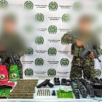 En Montecristo se confisca material de guerra presuntamente vinculado al