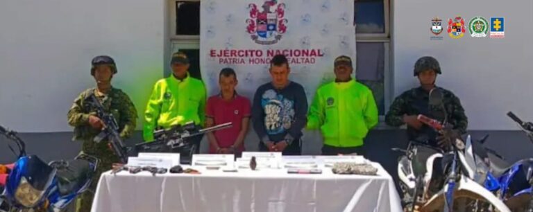 Tres presuntos miembros del Clan del Golfo judicializados por delitos
