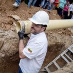 Comienza la construccion del sistema de alcantarillado sanitario en El