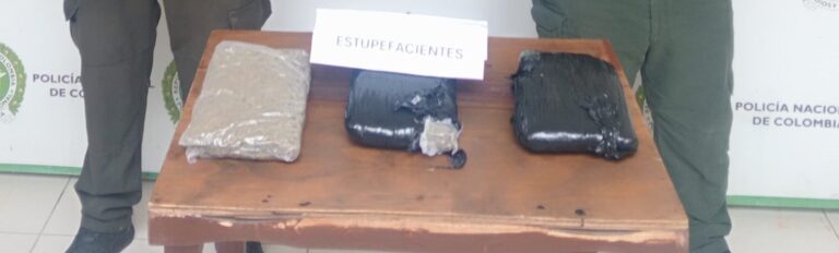 Confiscadas mas de 1500 dosis de marihuana en la zona