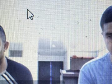 Detencion de hombres acusados de posesion de armas y drogas