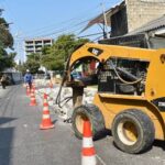 Progresan las obras de renovacion de la red de alcantarillado
