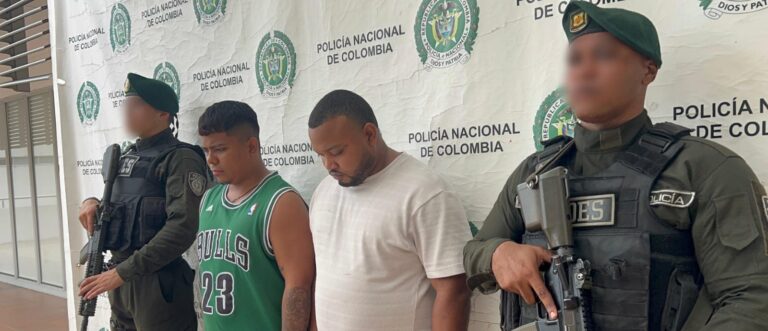 Capturan en Cartagena a Alias Chino Marrugo y el Chucho