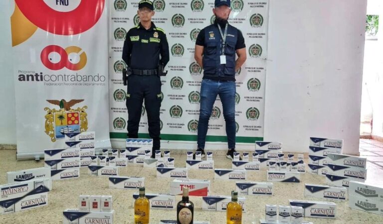 En Clemencia-Bolívar, la Gobernación y la Policía incautan licor y cigarrillos de contrabando En Clemencia-Bolívar, la Gobernación y la Policía incautan licor y cigarrillos de contrabando