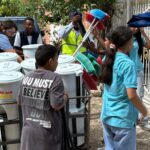 La calle Nuestro Esfuerzo ubicada en el sector Corazon de