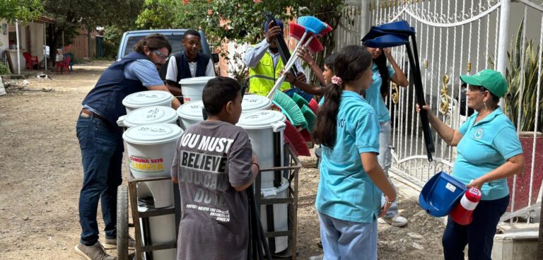 La calle Nuestro Esfuerzo ubicada en el sector Corazon de