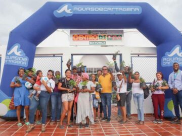 Aguas de Cartagena promueve una iniciativa comunitaria en el corregimiento