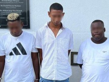 Colombiaton Detenidos tres sospechosos armados en un taxi