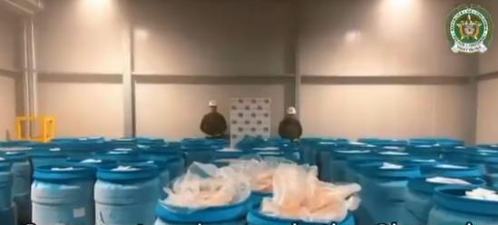 Incautacion de cinco toneladas de cocaina en el Puerto de