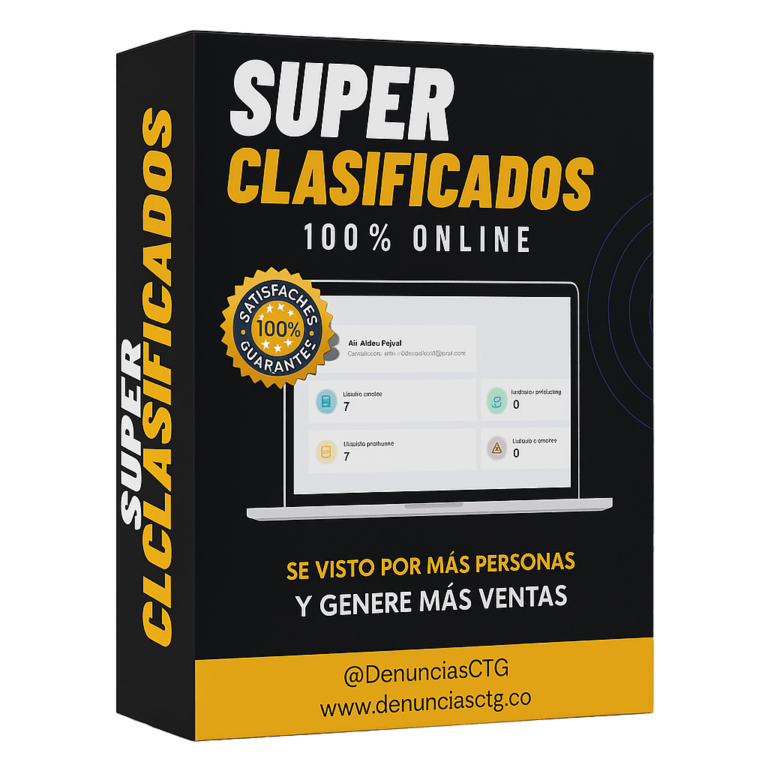 Producto Super Clasificados DenunciasCTg