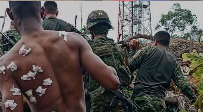 Seis soldados lesionados en el sur de Bolivar tras un