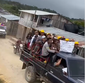 Campesinos de la alta montana de Arenal del Sur Bolivar