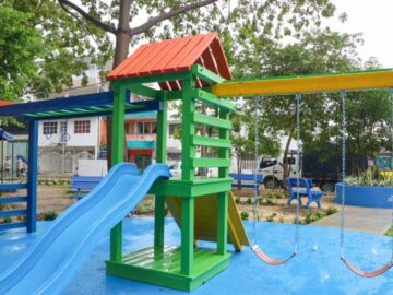 Comunidad de Vista Hermosa da la bienvenida al parque restaurado