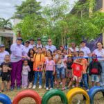Aguas de Cartagena revitaliza area infantil en el barrio Nelson