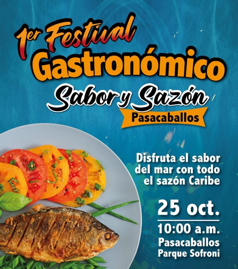 Este sabado en Pasacaballos Primer Festival Gastronomico Sabor y Sazon