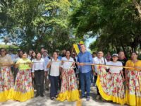 Inauguracion de la via que une el corregimiento de La