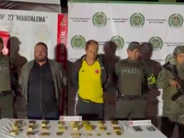 Los 28 lingotes de oro decomisados en Mocoa Putumayo estan now