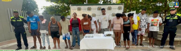 13 presuntos integrantes de ‘Los Falsetes son judicializados por la