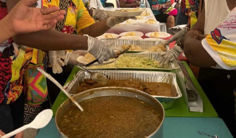 Día sin hambre en Pasacaballos superó expectativas con 1,700 platos servidos