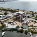 Construccion de la Estacion de Bomberos en Bocagrande Progreso Actual