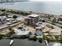 Construccion de la Estacion de Bomberos en Bocagrande Progreso Actual