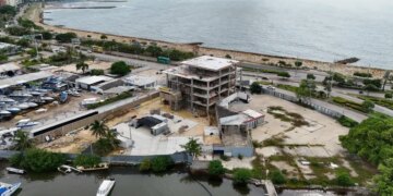 Construccion de la Estacion de Bomberos en Bocagrande Progreso Actual