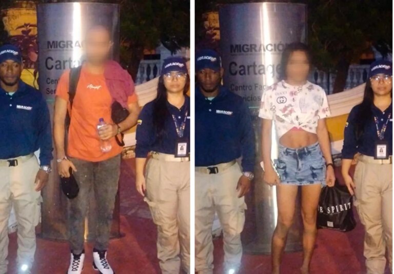 Debido a su vinculacion en delitos Migracion Colombia expulsa a