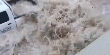 Finalizada la Parada Tecnica se rompio un tubo de 1000